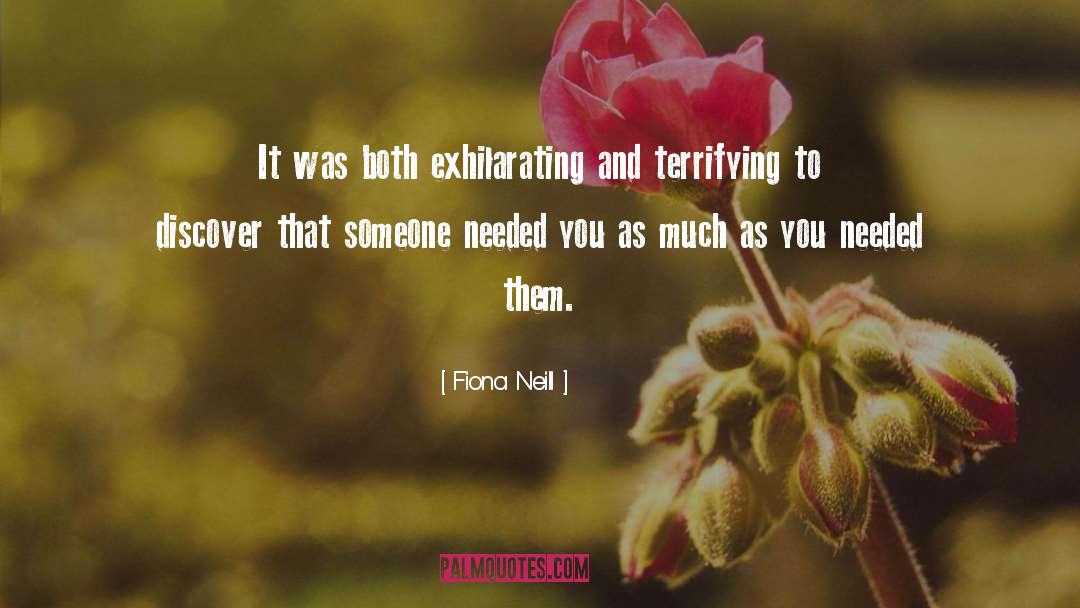 Exhilarating quotes by Fiona Neill