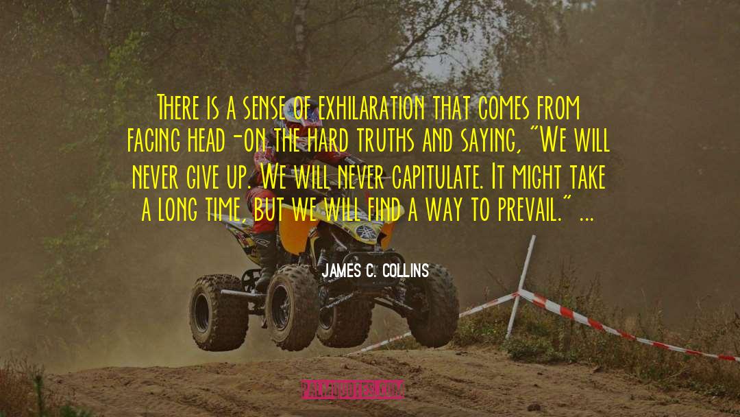 Exhilaration quotes by James C. Collins