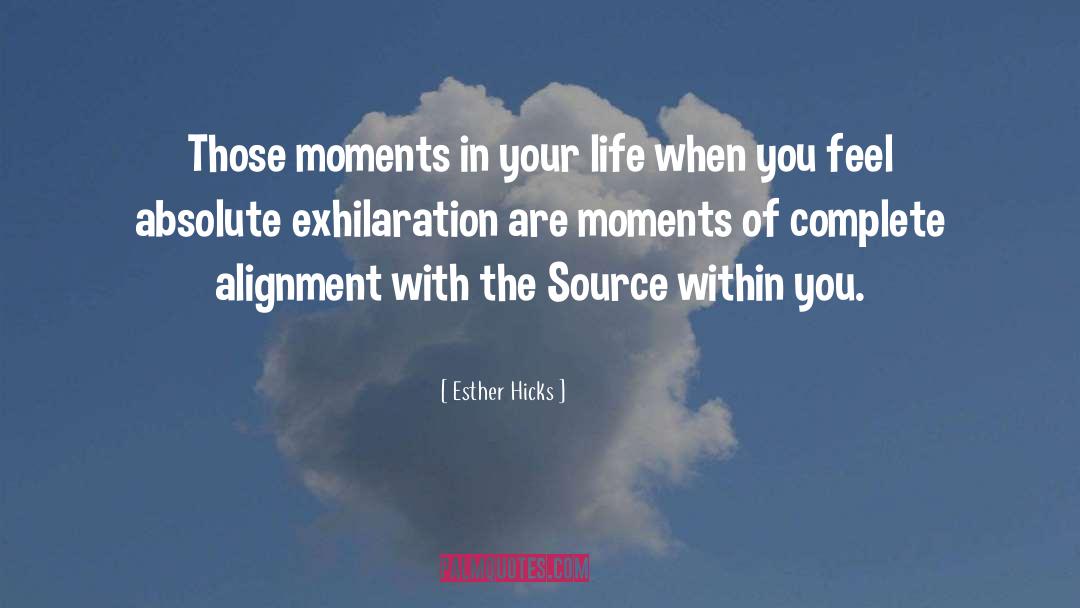 Exhilaration quotes by Esther Hicks