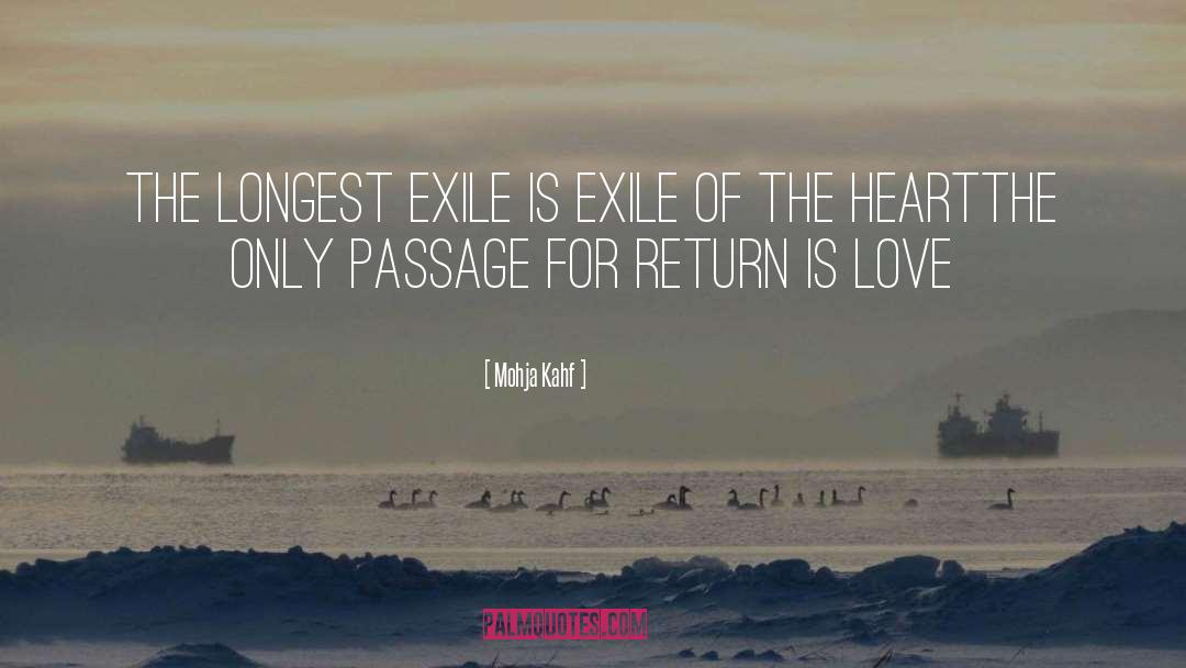 Exile Love Heart Returning quotes by Mohja Kahf