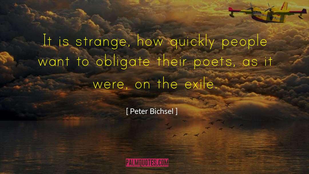 Exile quotes by Peter Bichsel