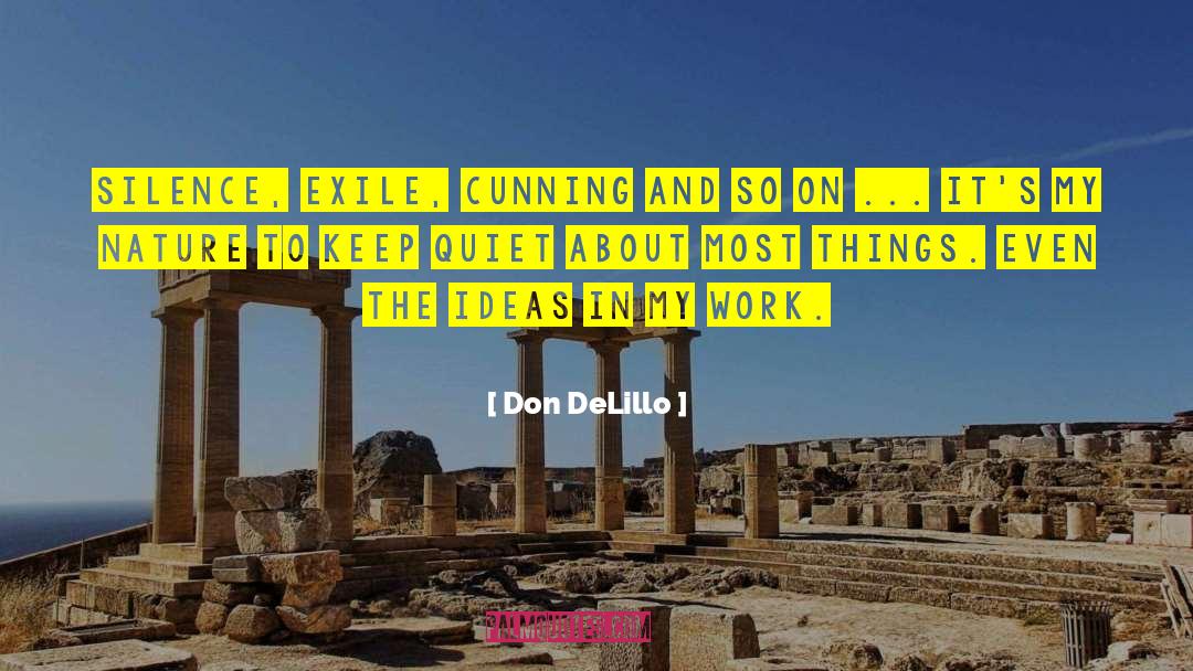 Exile quotes by Don DeLillo