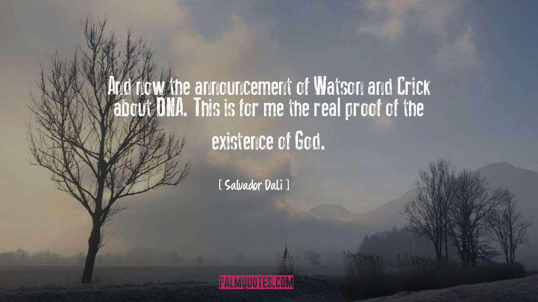 Existence Of God quotes by Salvador Dali