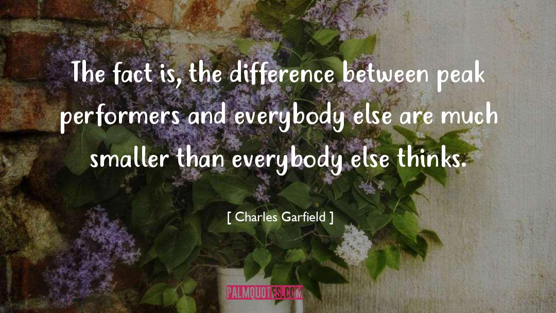 Existential Facts quotes by Charles Garfield