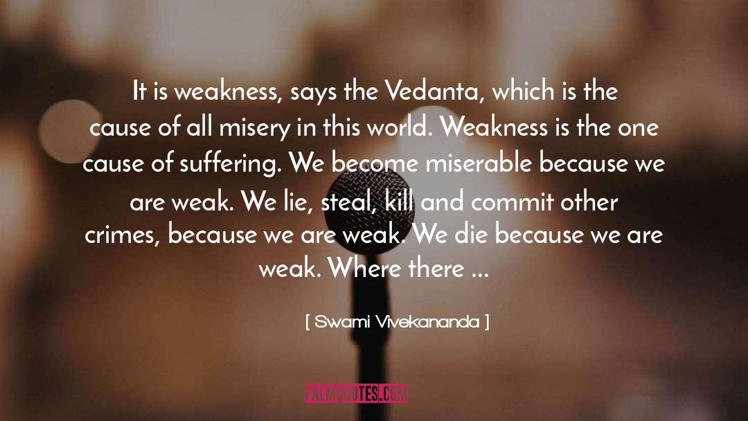 Existential Suffering quotes by Swami Vivekananda