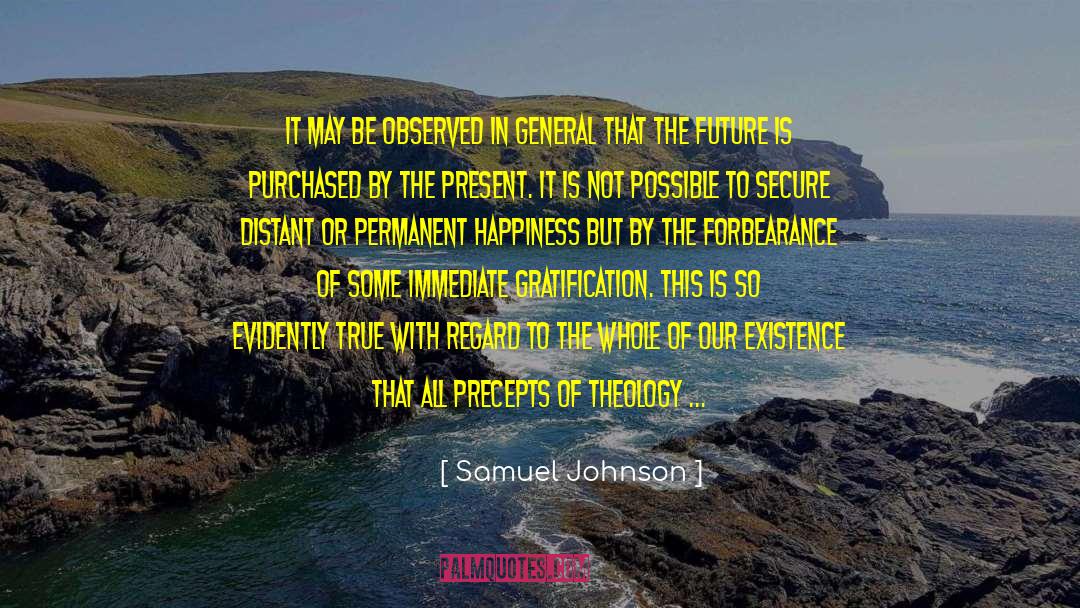 Existentialism Existence quotes by Samuel Johnson