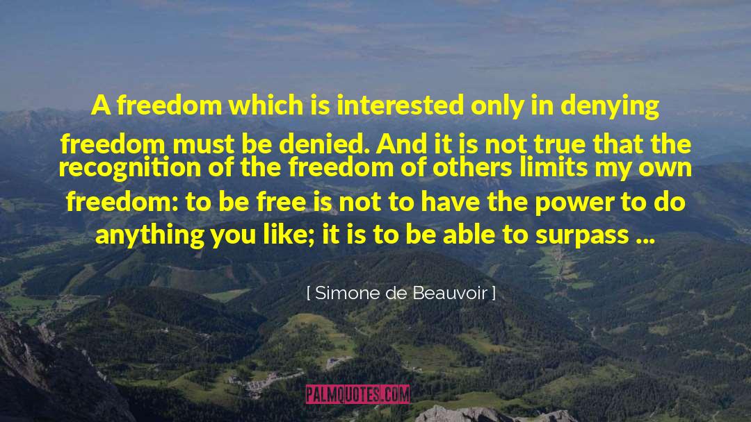 Existentialism quotes by Simone De Beauvoir