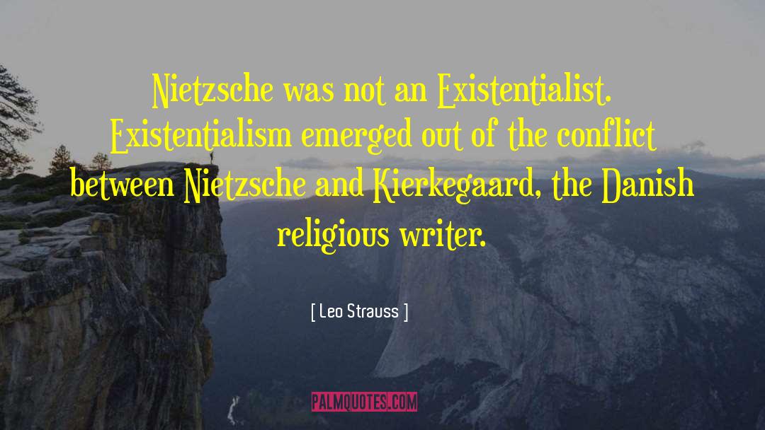 Existentialist quotes by Leo Strauss