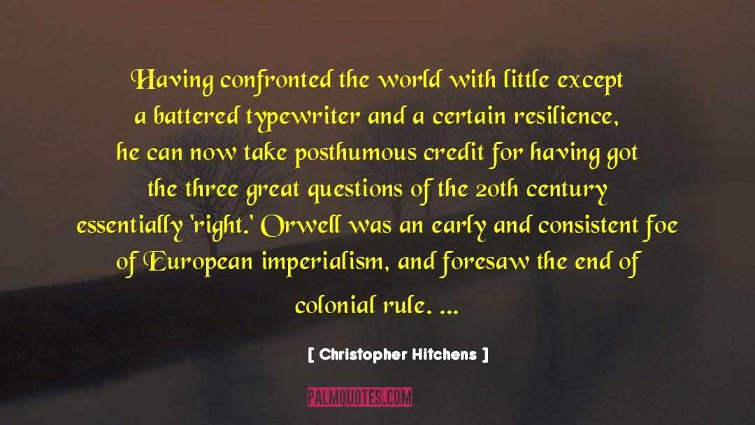Exit Pursued By A Bear quotes by Christopher Hitchens