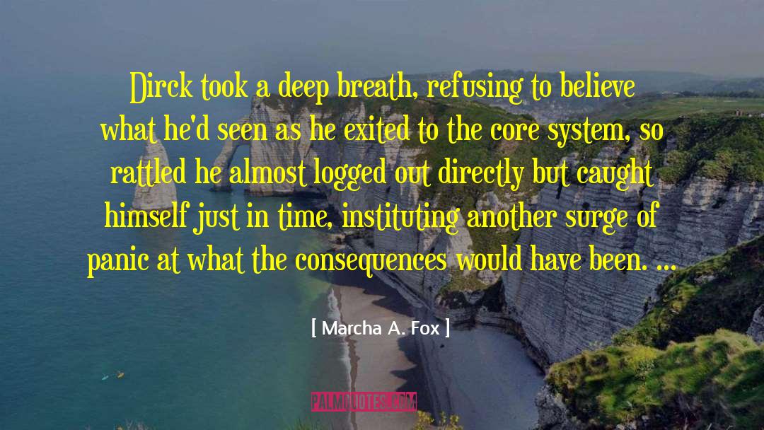 Exited quotes by Marcha A. Fox