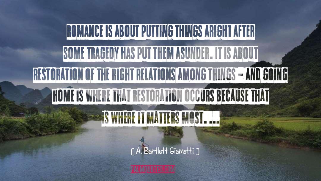 Exiting Things quotes by A. Bartlett Giamatti
