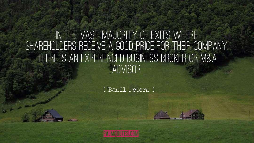 Exits quotes by Basil Peters