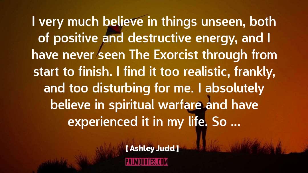 Exorcist quotes by Ashley Judd