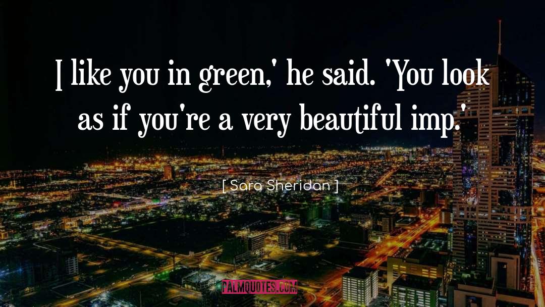 Exorcists Green quotes by Sara Sheridan