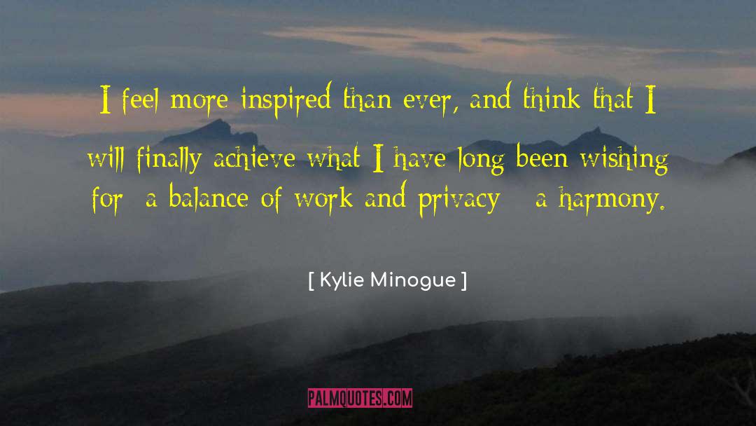Expandable Privacy quotes by Kylie Minogue