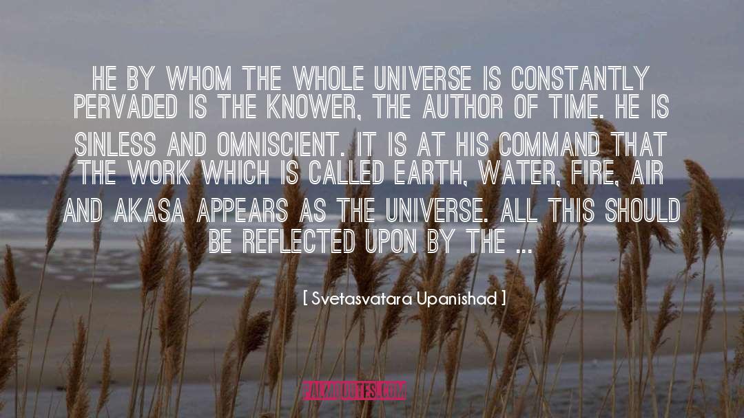 Expanded Universe quotes by Svetasvatara Upanishad