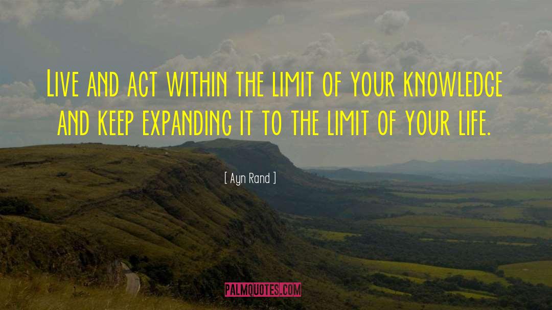 Expanding Awareness quotes by Ayn Rand