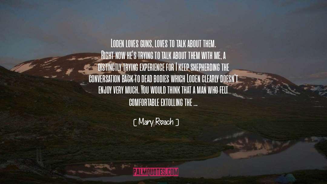 Expands quotes by Mary Roach