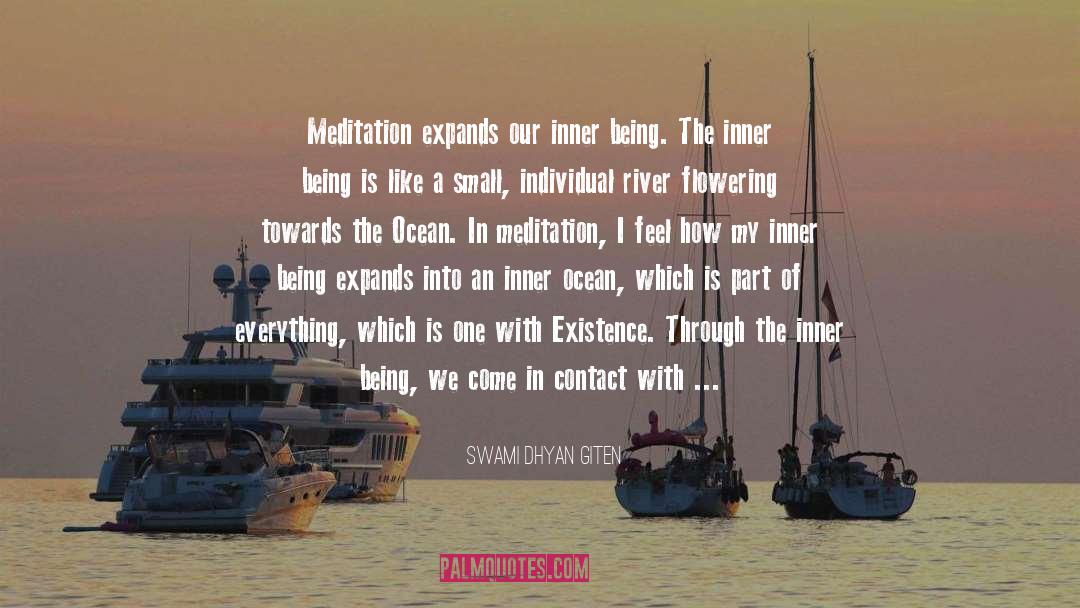 Expands quotes by Swami Dhyan Giten