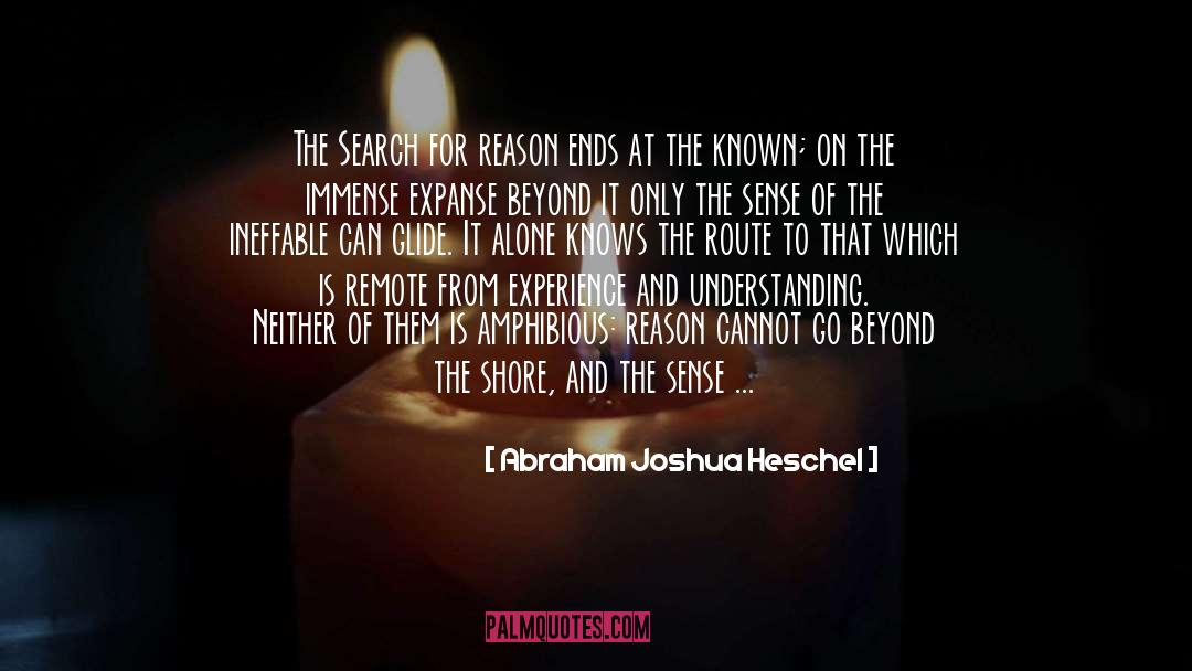 Expanse quotes by Abraham Joshua Heschel