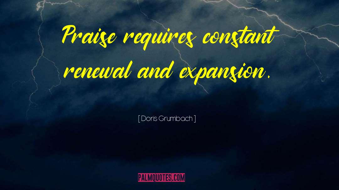 Expansion quotes by Doris Grumbach