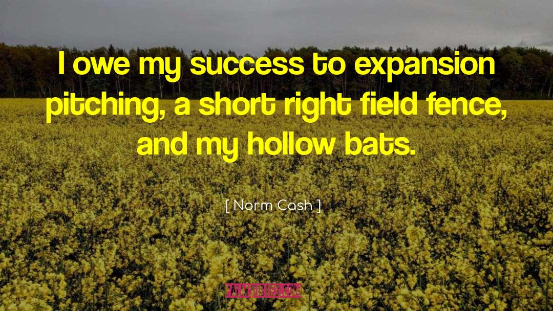 Expansion quotes by Norm Cash
