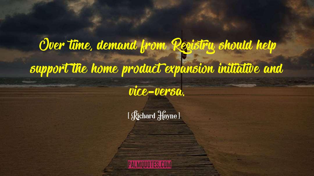 Expansion quotes by Richard Hayne