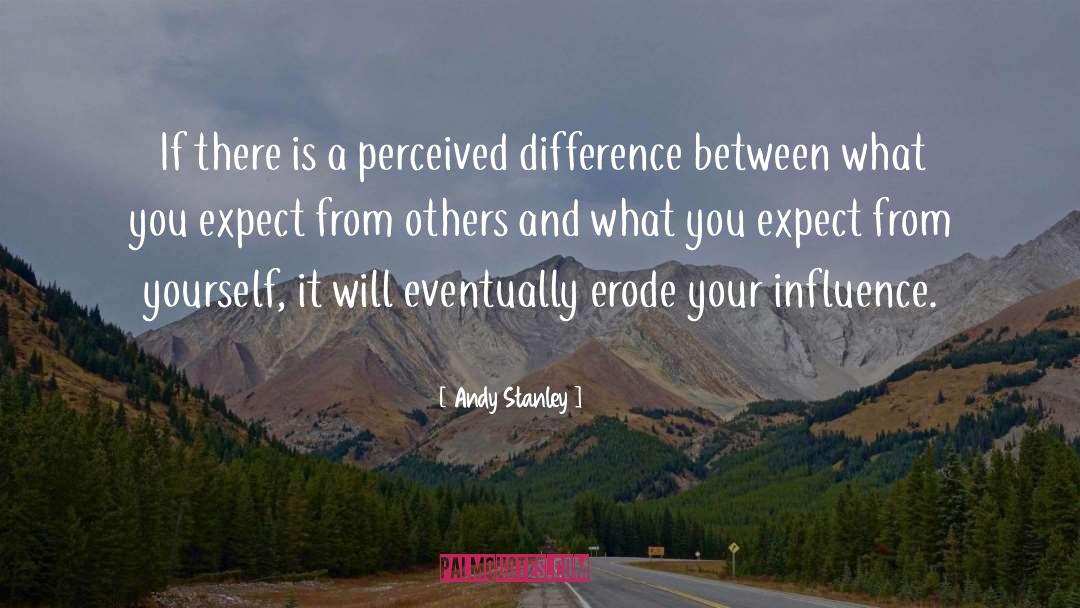 Expect From Others quotes by Andy Stanley