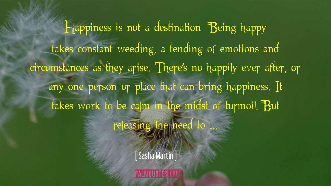 Expect Happiness quotes by Sasha Martin