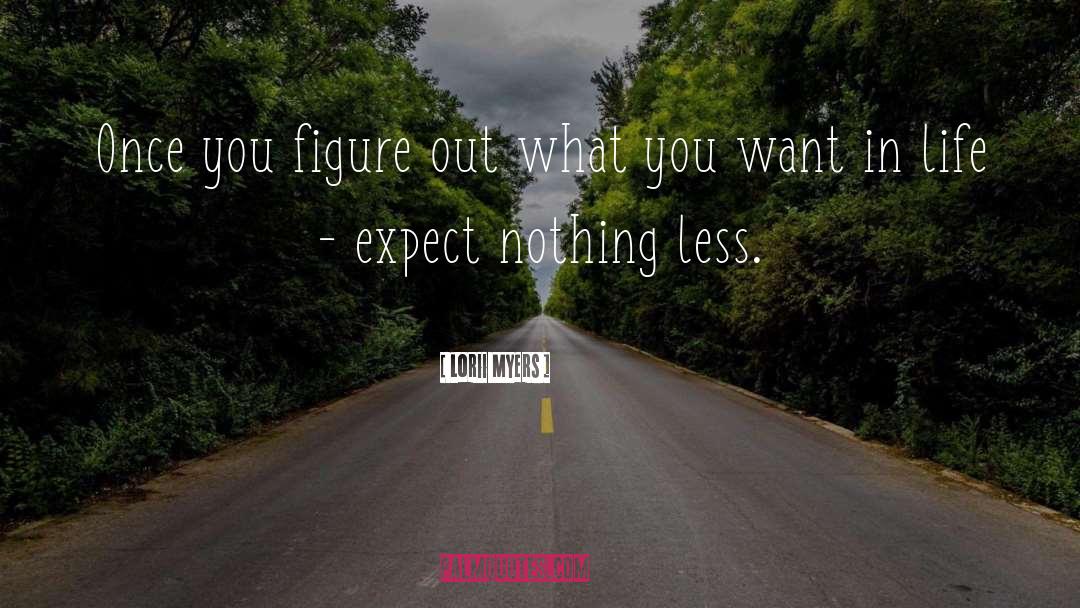 Expect Nothing quotes by Lorii Myers