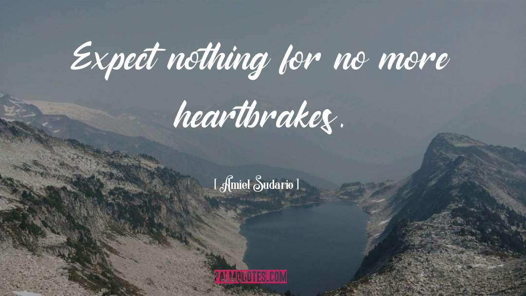 Expect Nothing quotes by Amiel Sudario