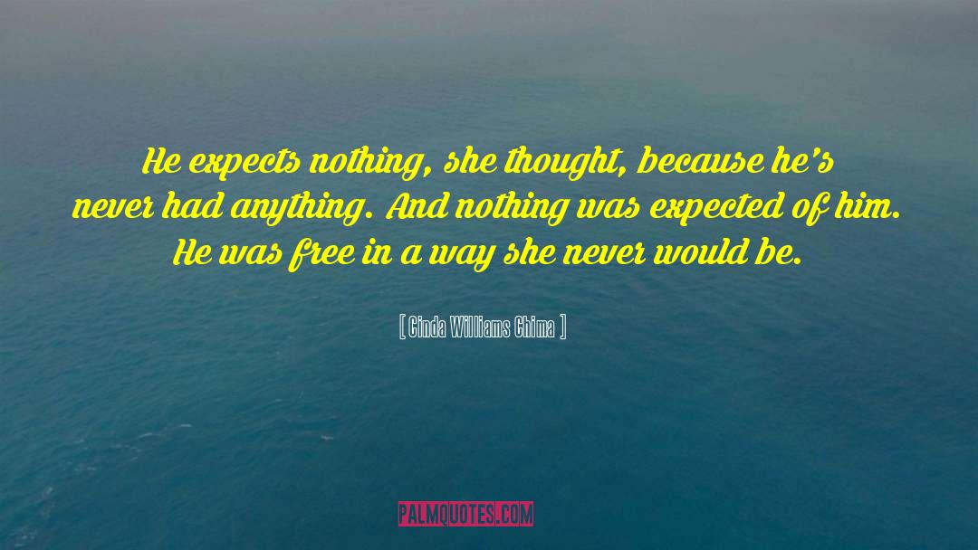 Expect Nothing quotes by Cinda Williams Chima