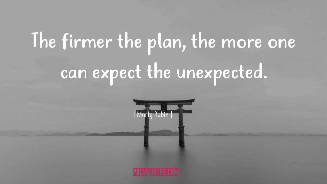 Expect The Unexpected quotes by Marty Rubin