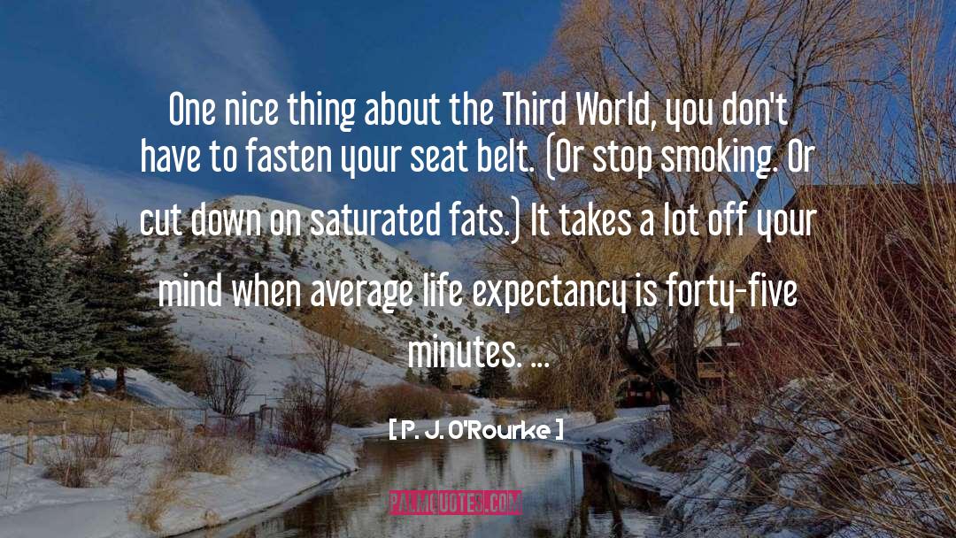 Expectancy quotes by P. J. O'Rourke