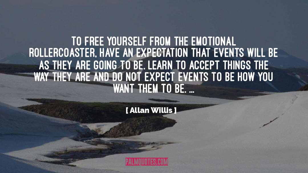 Expectation quotes by Allan Willis