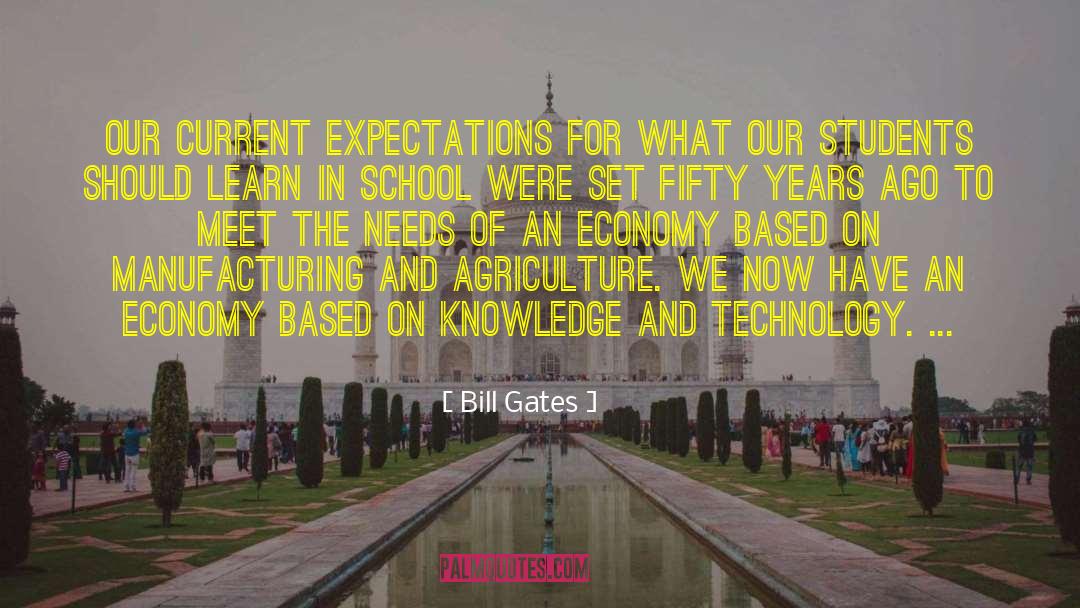 Expectations For Students quotes by Bill Gates