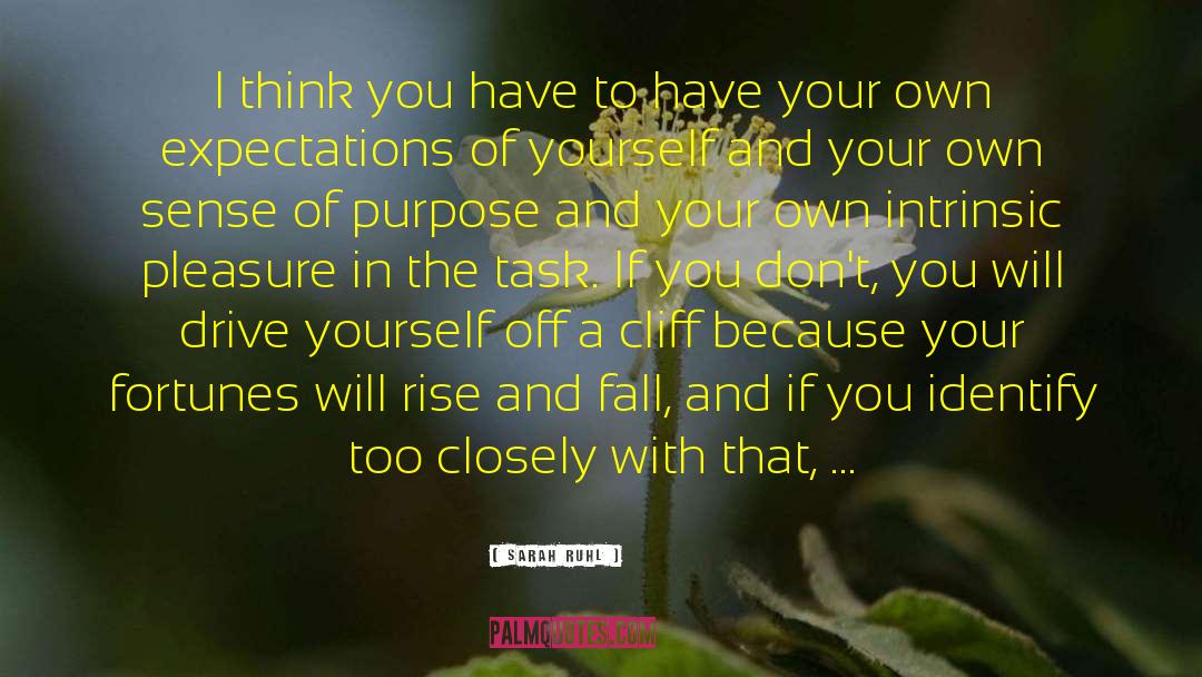 Expectations Of Yourself quotes by Sarah Ruhl
