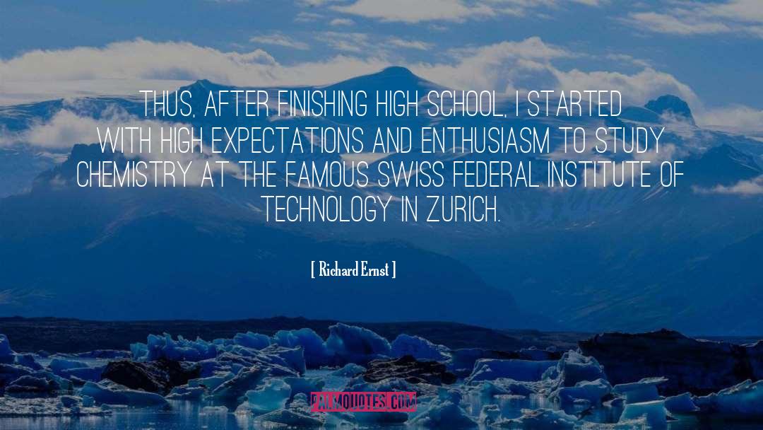 Expectations quotes by Richard Ernst