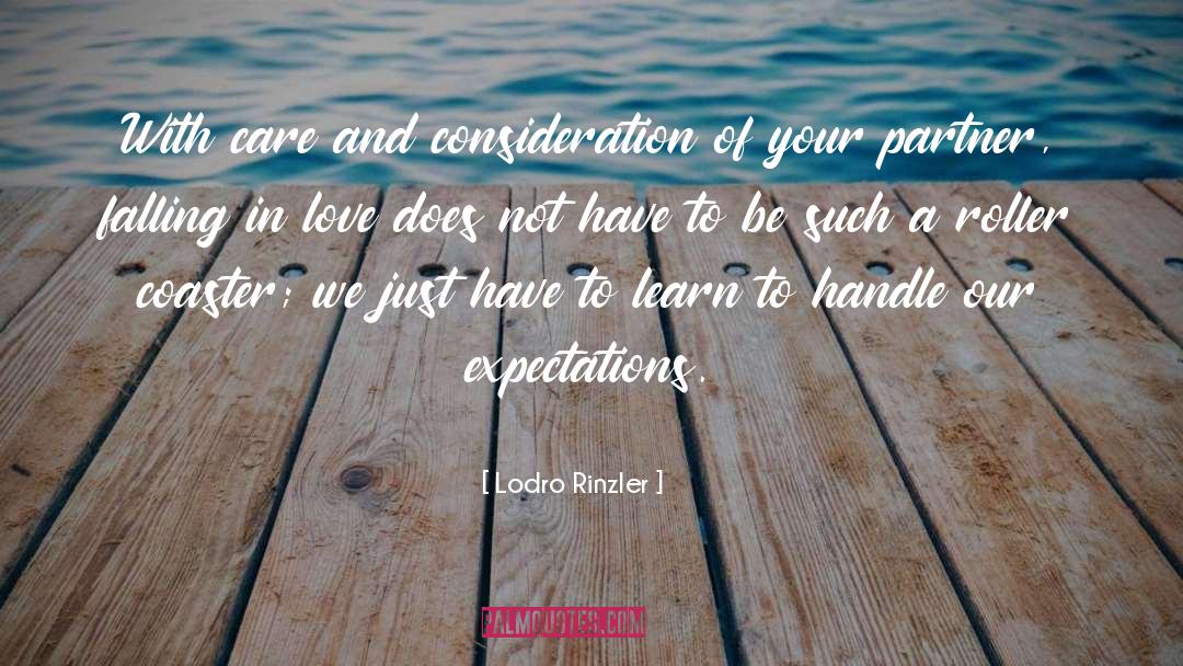 Expectationsns quotes by Lodro Rinzler