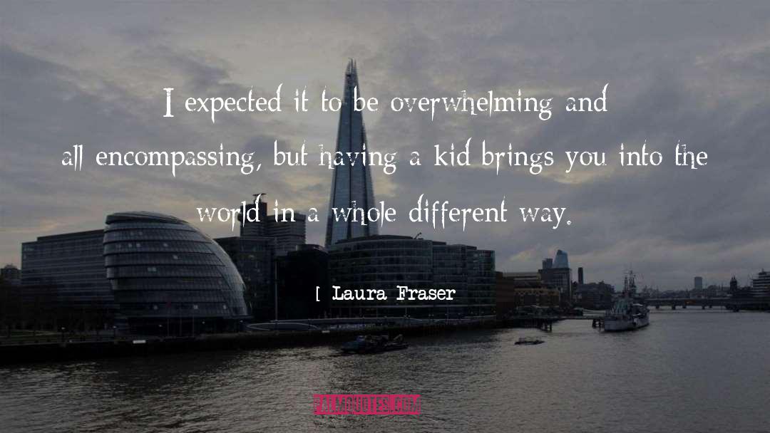 Expected quotes by Laura Fraser