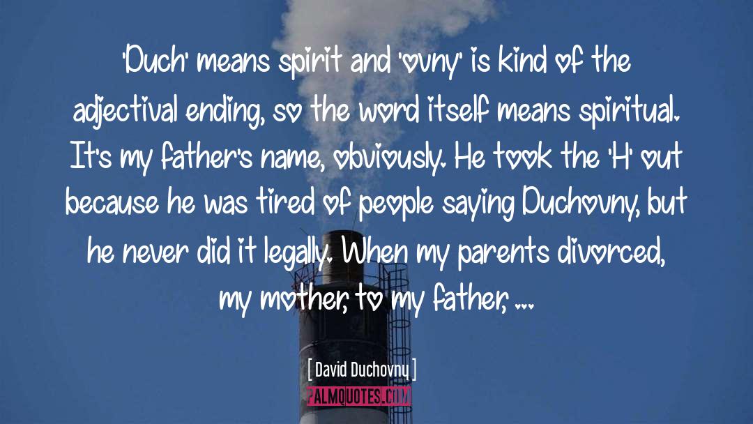 Expecting Fathers quotes by David Duchovny