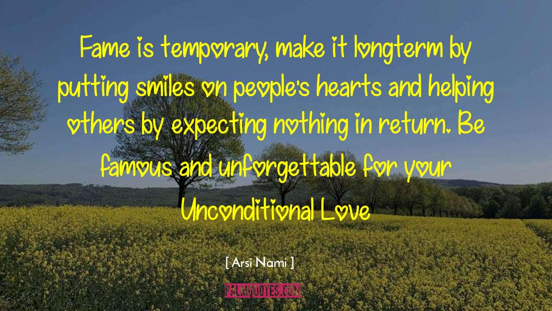 Expecting Nothing In Return quotes by Arsi Nami