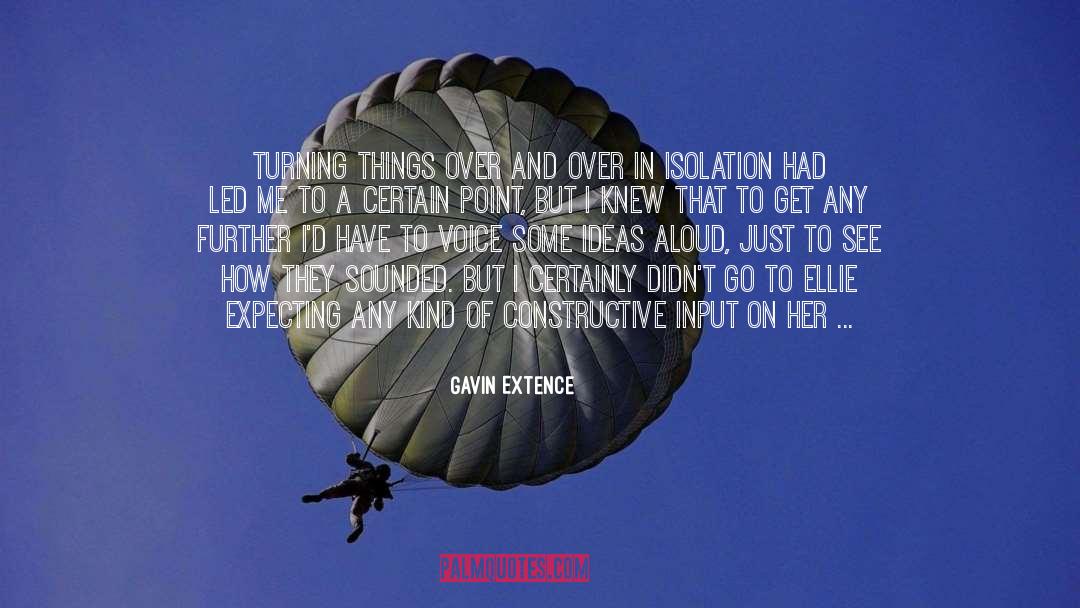 Expecting quotes by Gavin Extence