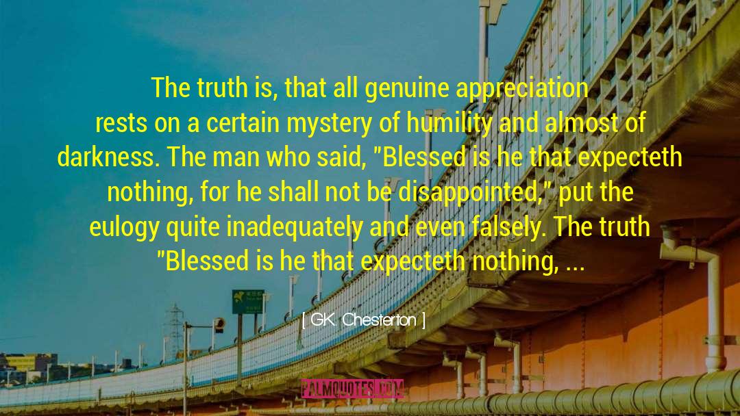 Expects quotes by G.K. Chesterton