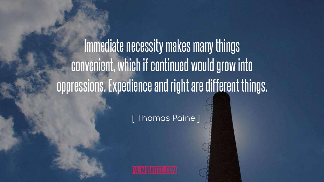 Expedience quotes by Thomas Paine