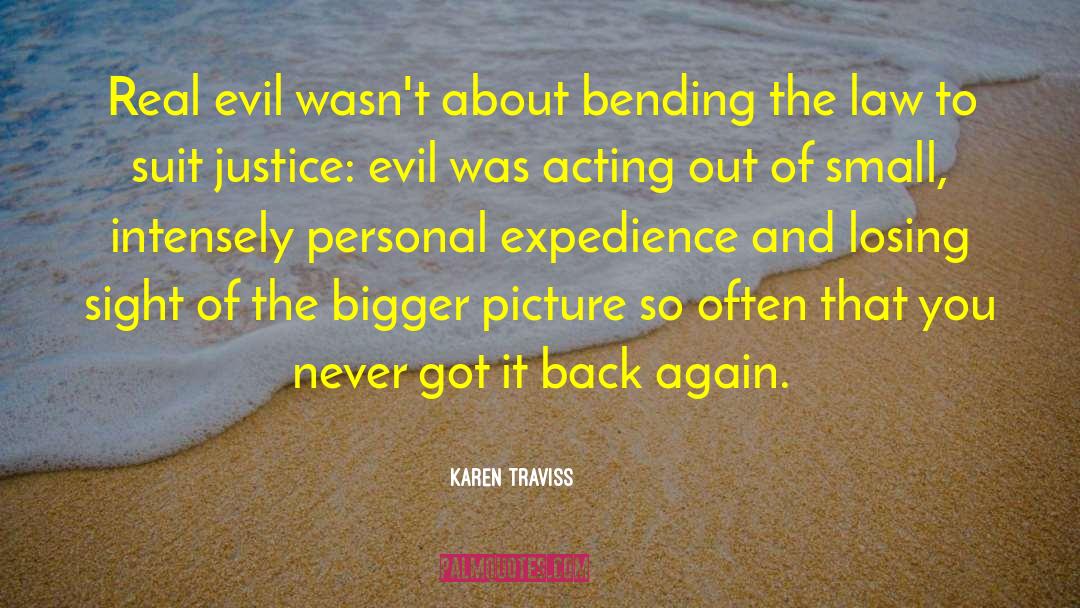 Expedience quotes by Karen Traviss
