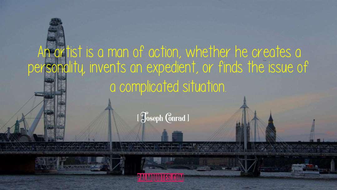 Expedient quotes by Joseph Conrad