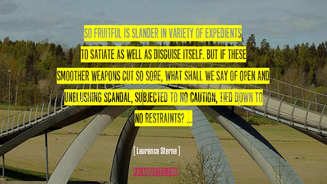 Expedients quotes by Laurence Sterne