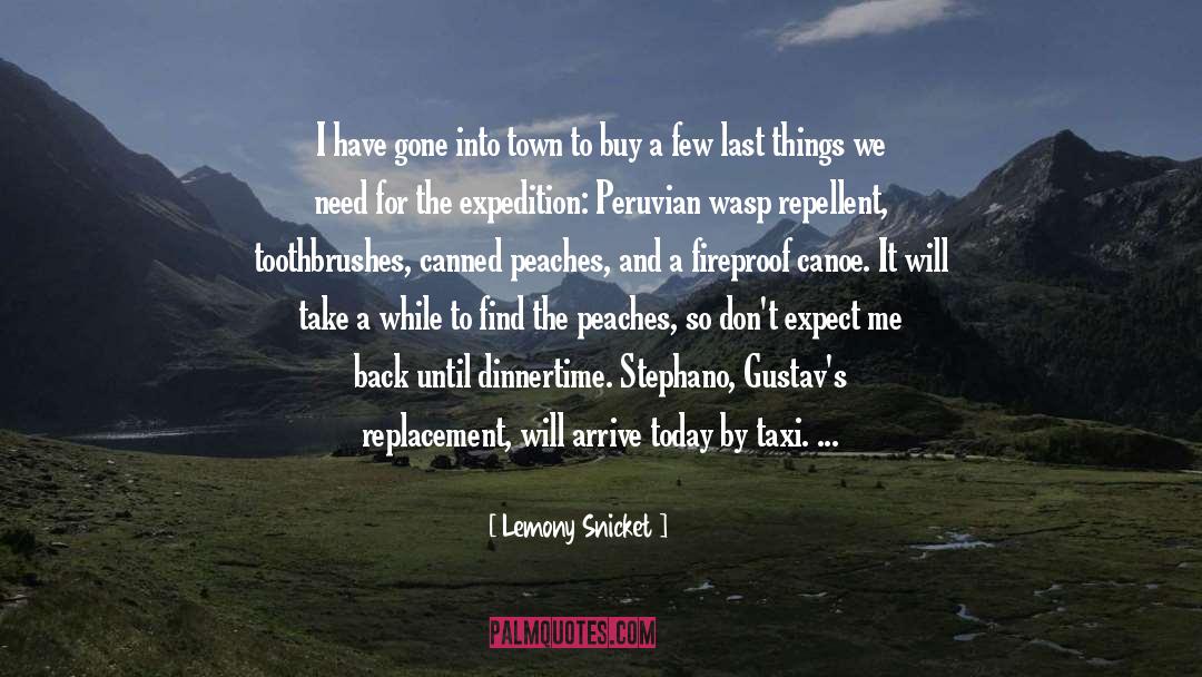 Expedition quotes by Lemony Snicket