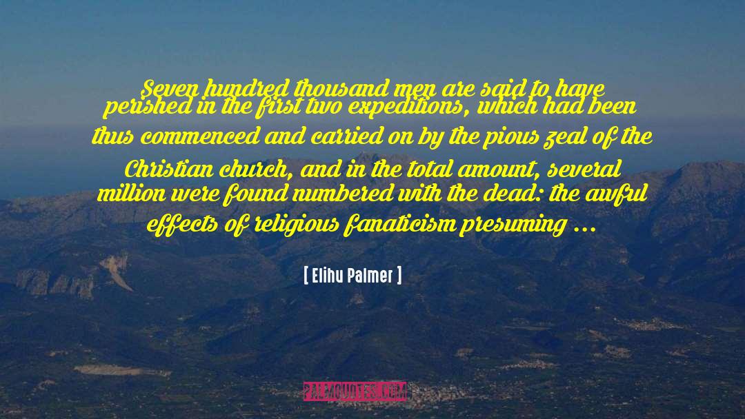 Expeditions quotes by Elihu Palmer